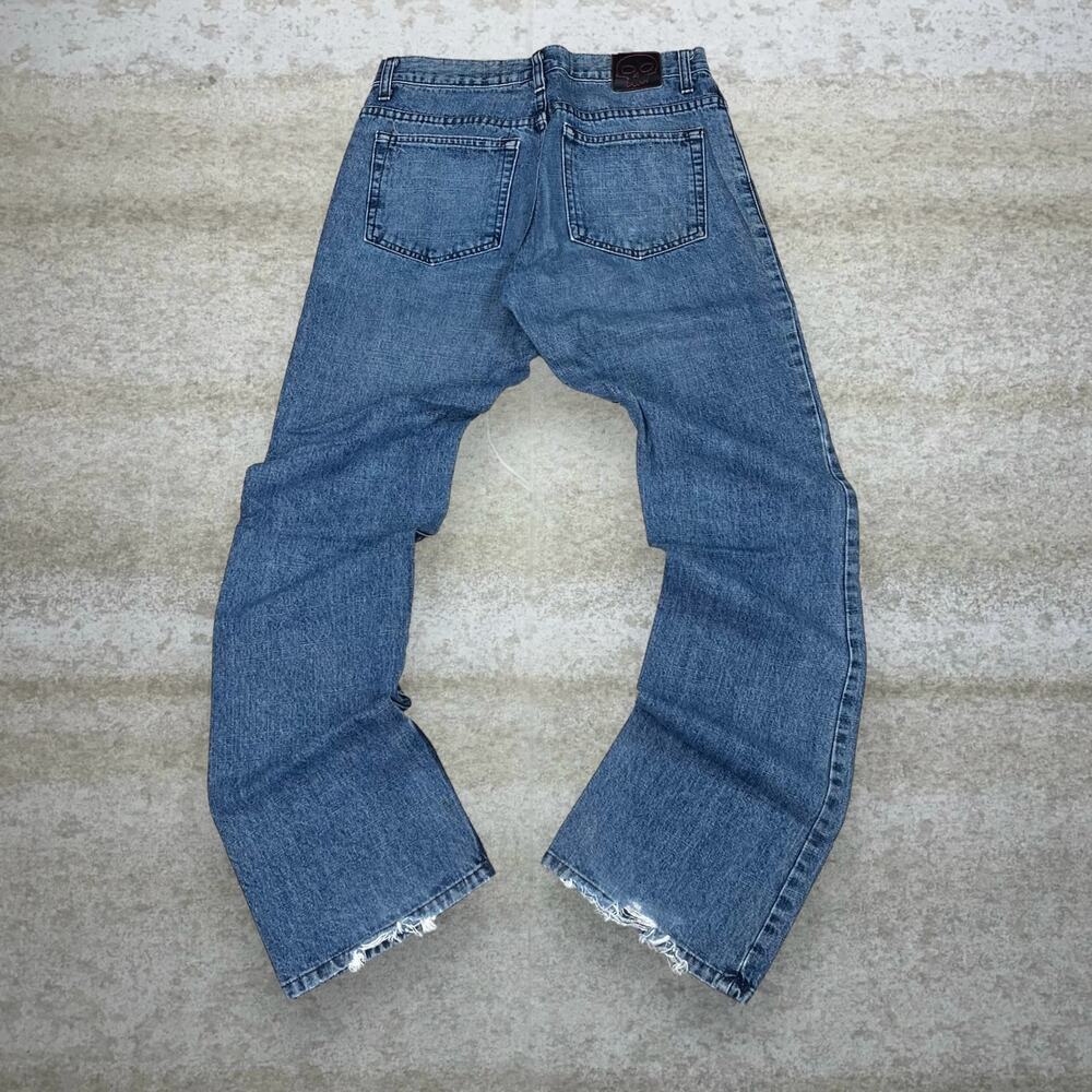 Vintage 90s Zero Jeans 28x32 Medium Wash Skate Denim Made in USA